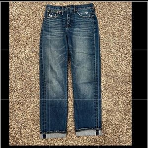 Madewell classic straight jean